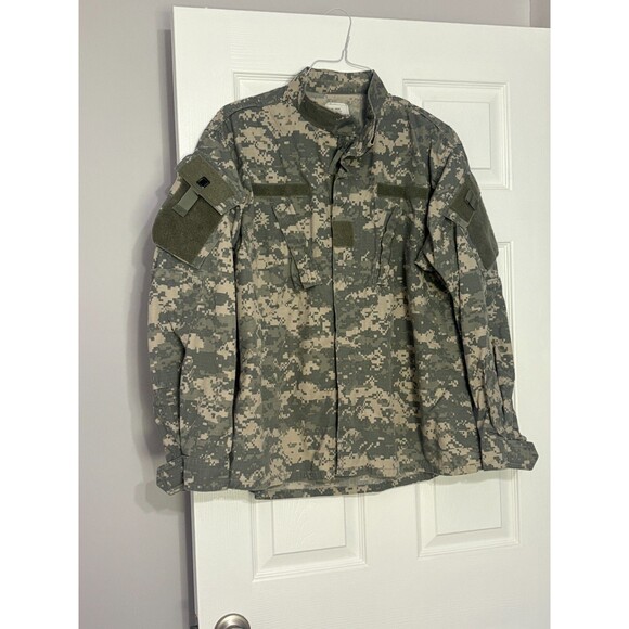 Army Combat Uniform Coat Digital Pattern Size Large Regular NSN: 8415015198599 - Picture 4 of 5